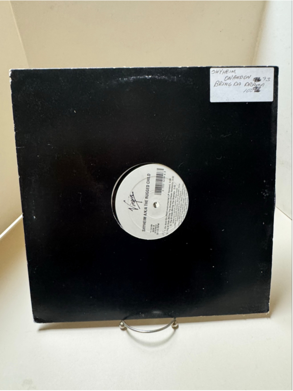 Shyheim A/K/A The Rugged Child On and On 12” DJ Primer Remix Virgin Vinyl Record